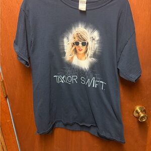Taylor Swift Navy Blue Graphic T-Shirt